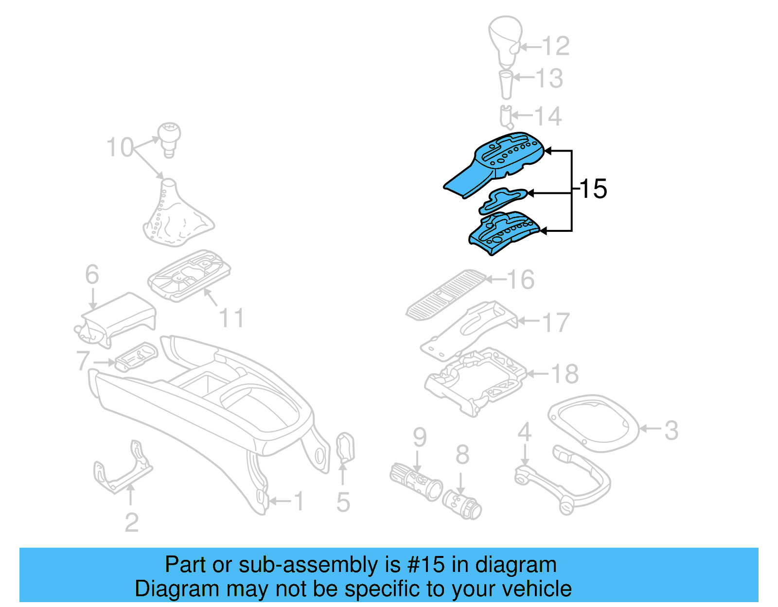 Gear Indicator 3B0-798-151-K-2ZZ - View 5