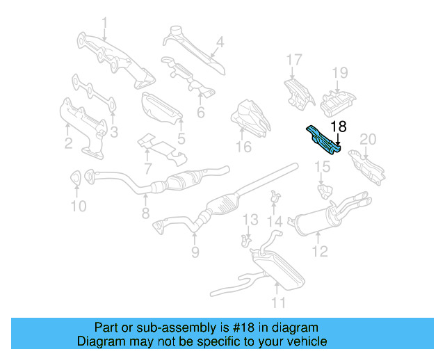 Heat Shield 8E0-804-171-E - View 17