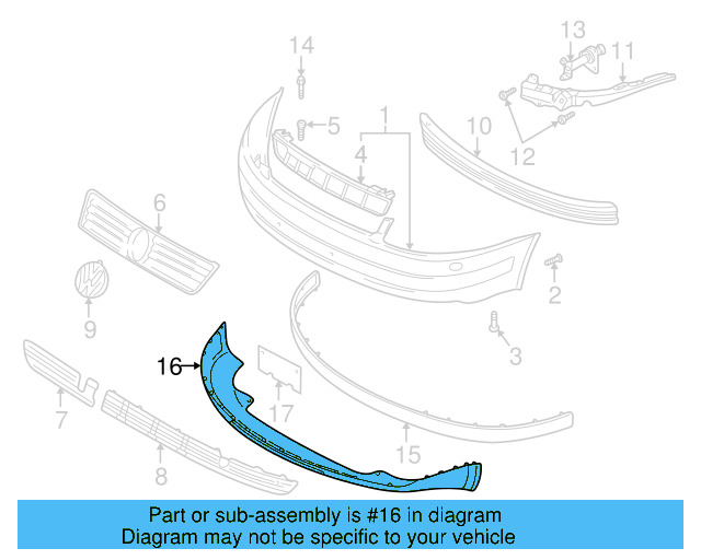 Spoiler 3B0-805-903-A-B41 - View 7