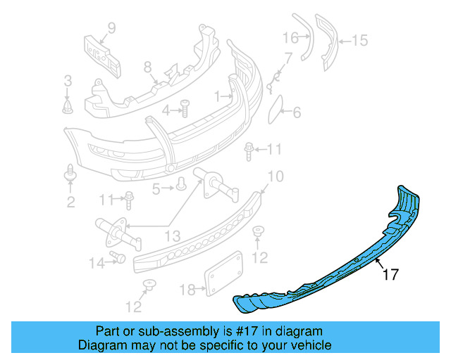 Spoiler 3B0-805-903-F-B41