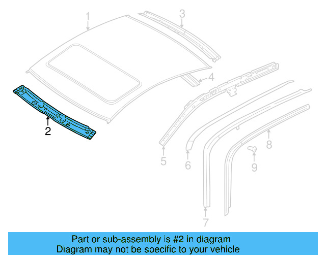 Header Panel 3B0-817-121-B