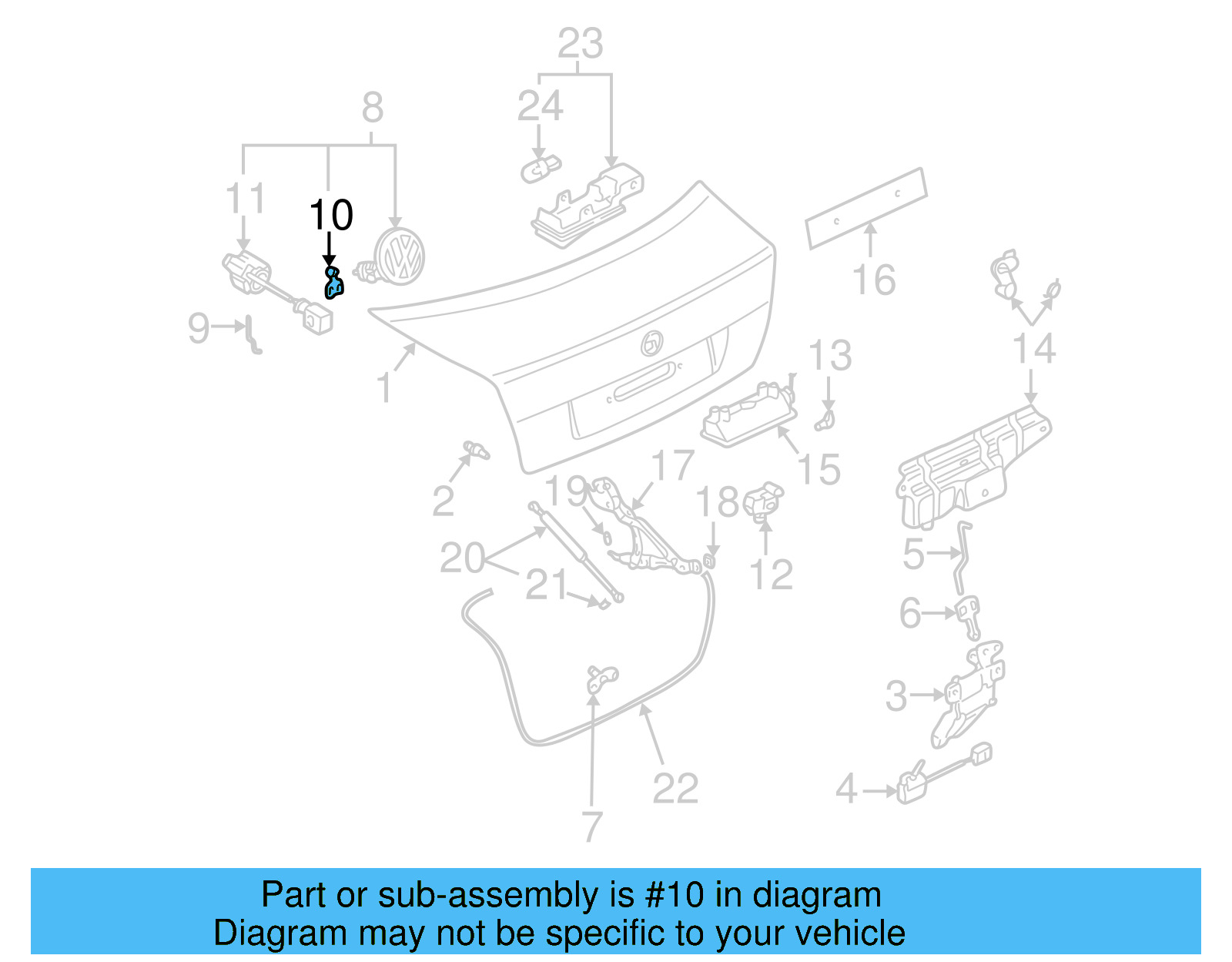 Rod Clip 3B0-827-637