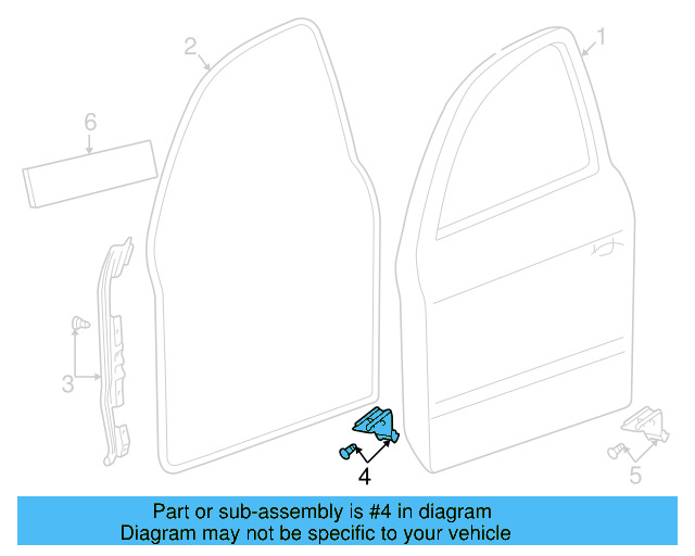Door Weather 3B0-837-733-B-B41 - View 7