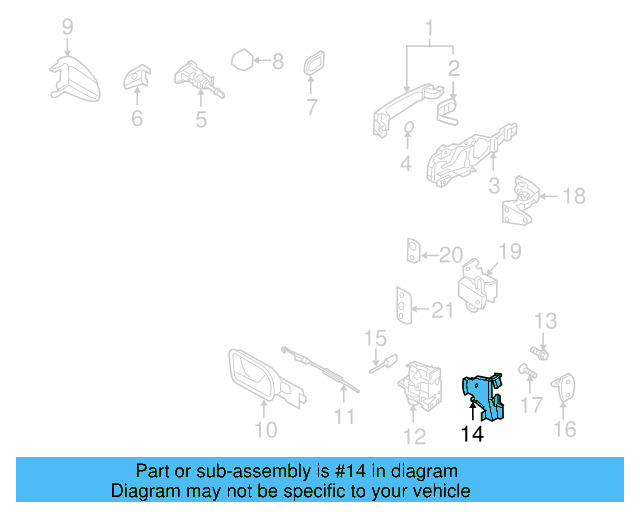 Lock Cover 1K0-837-349-A