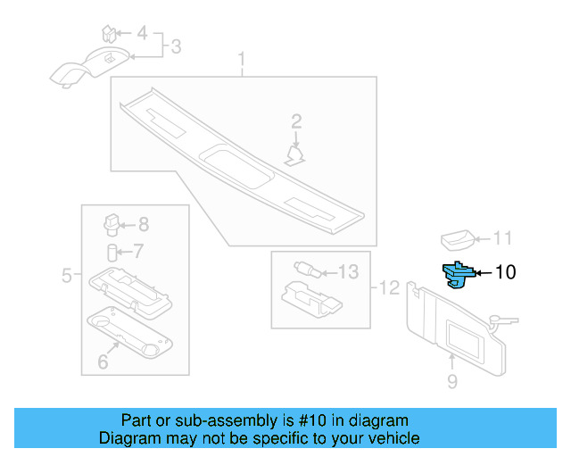 Bracket 3B0-857-561-B-82V - View 11