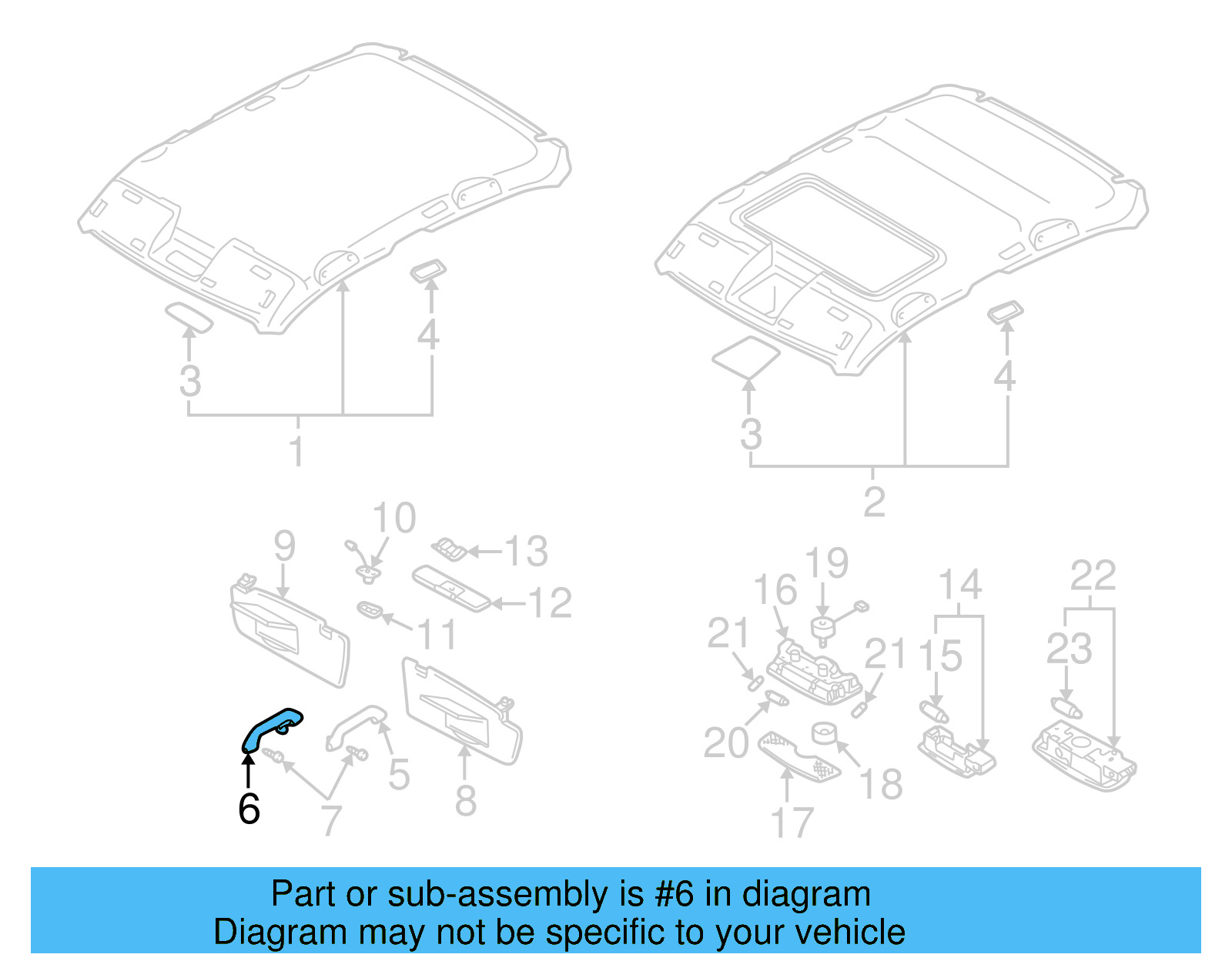 Grip Handle 3B0-857-608-A-8YS
