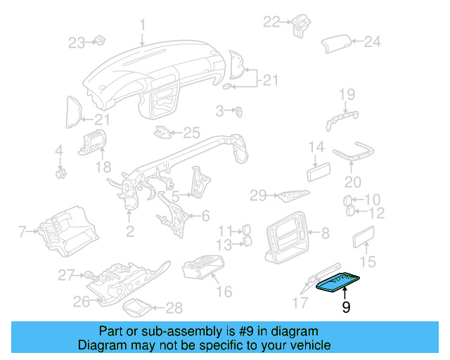 Center Bezel Insert 3B0-858-169-B-01C - View 4