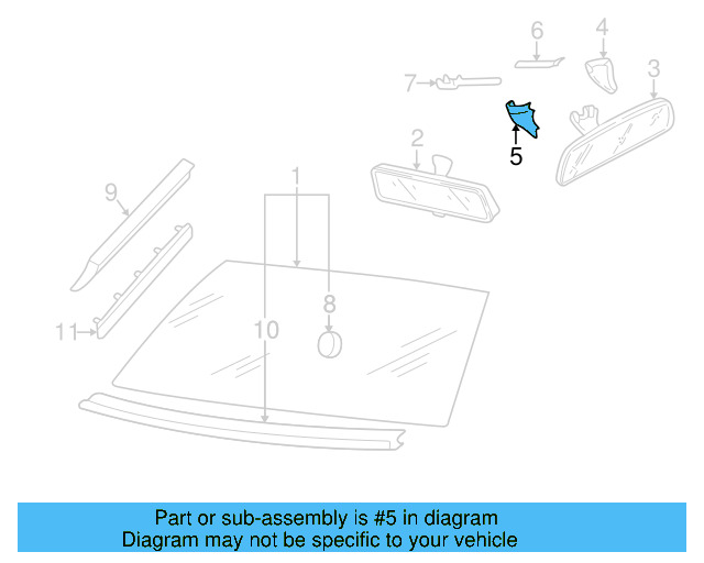 Side Cover 3B0-858-547-A-Y20 - View 23