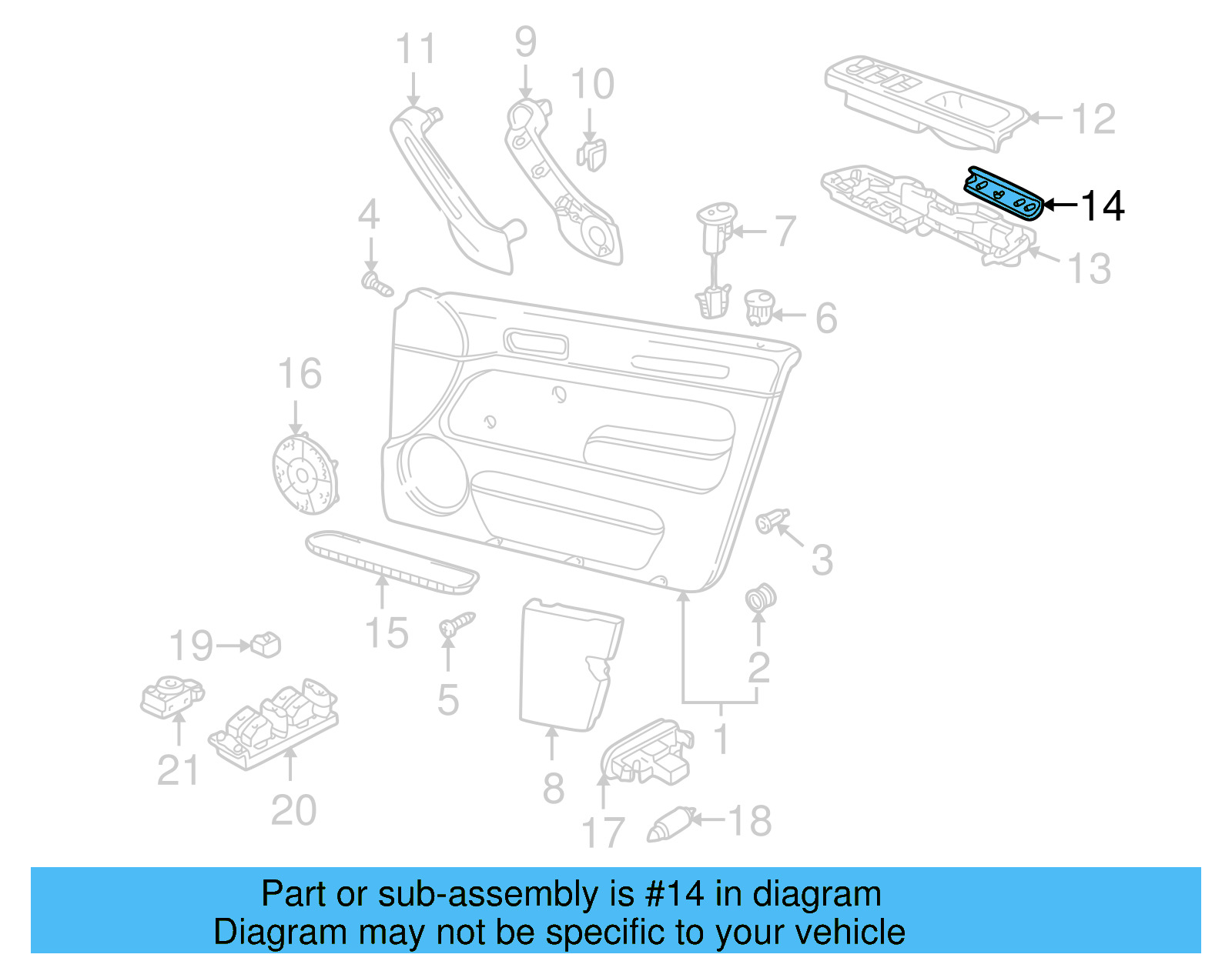 Trim Cover 3B0-867-175-7DE - View 14