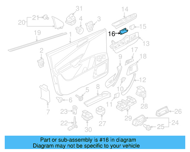 Cluster Cover Retainer Clip 3B0-867-190