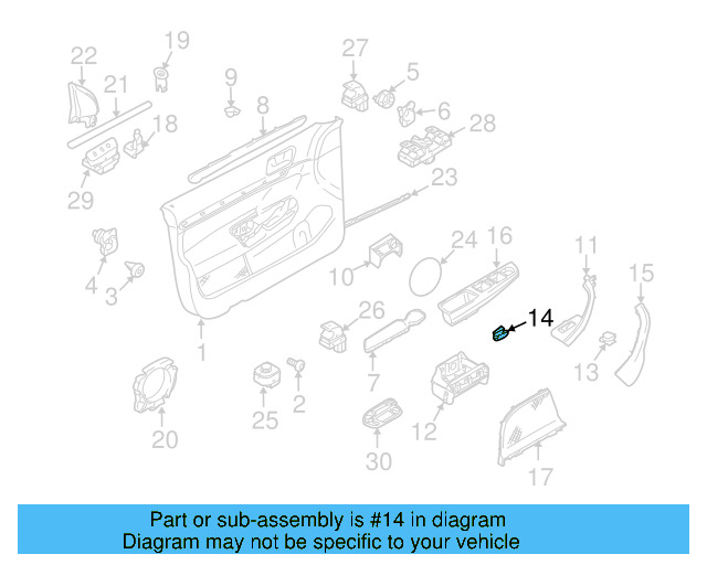 Cluster Cover Retainer Clip 3B0-867-190 - View 40