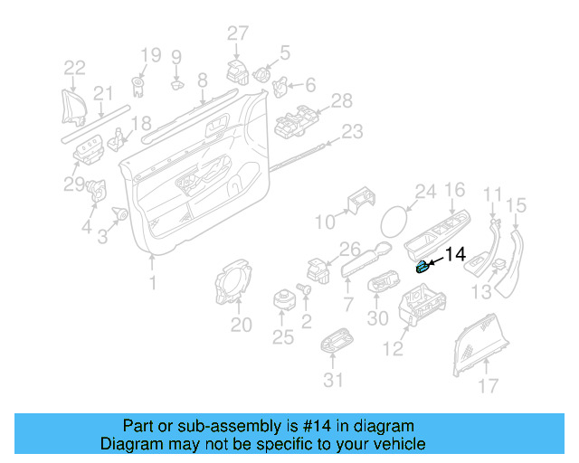 Cluster Cover Retainer Clip 3B0-867-190 - View 44