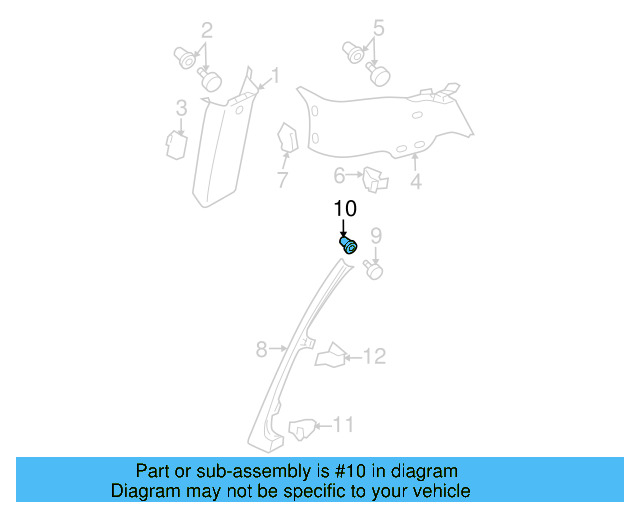 Body A 3B0-867-334 - View 58