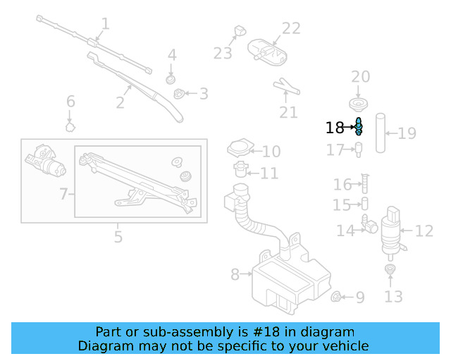 Washer Hose Elbow 3B0-955-665-C - View 34