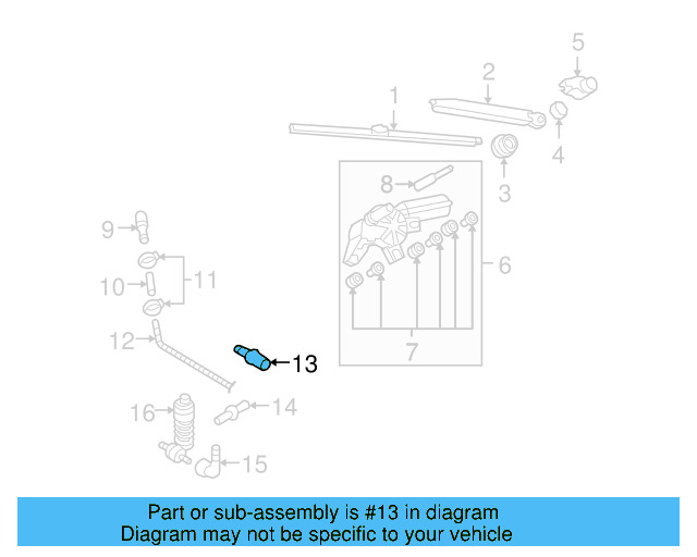 Washer Hose Elbow 3B0-955-665-C - View 117