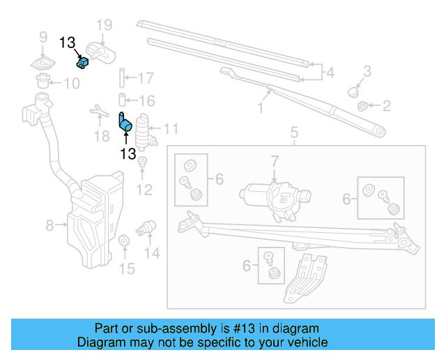 Washer Hose Elbow 3B0-955-665-C - View 56