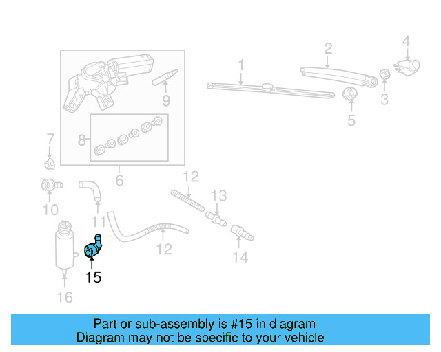 Washer Hose Elbow 3B0-955-665-C - View 21