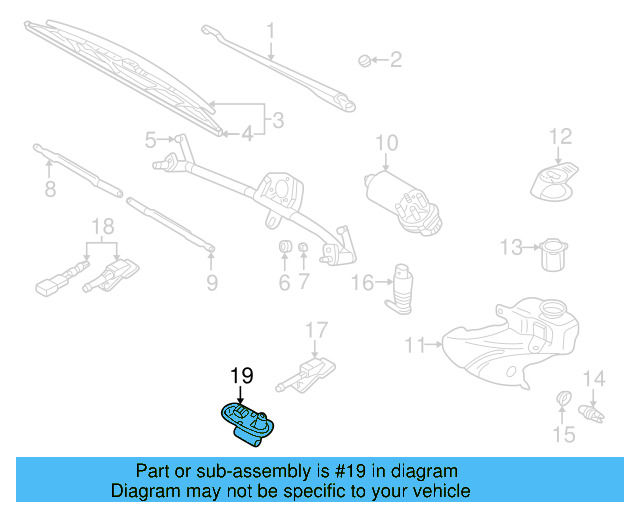Nozzle Grommet 3B0-955-837-B - View 7