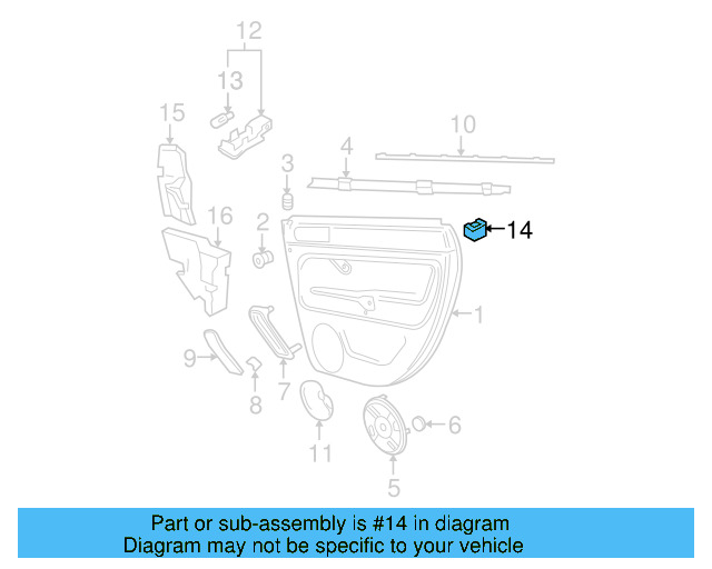 Window Switch 3B0-959-855-B-01C - View 26