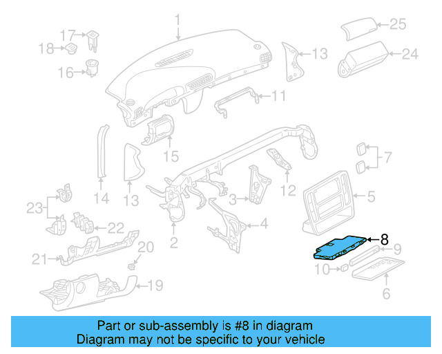 Cup Holder 3B1-858-601-A - View 6