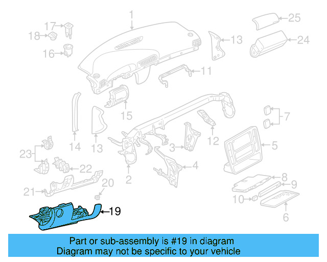 Knee Bolster 3B1-880-509-B-7DE - View 2