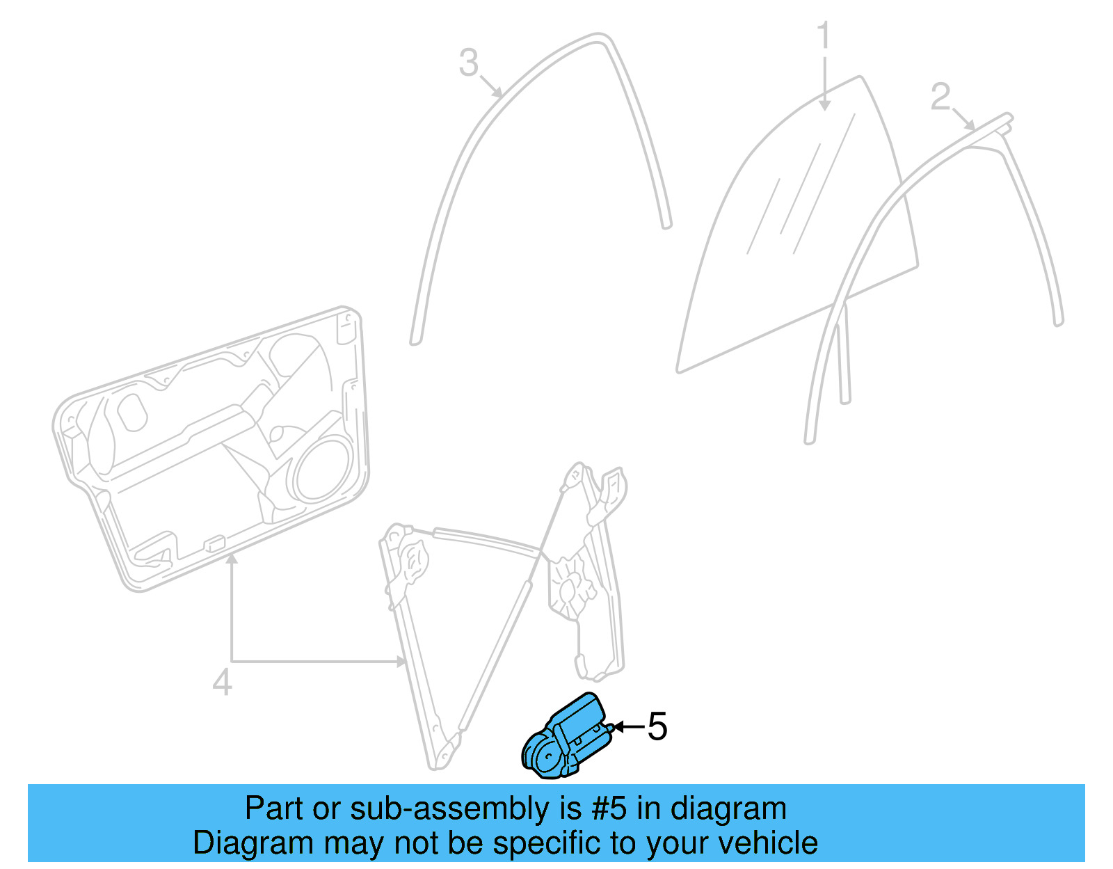Window Motor 3B1-959-801 - View 5