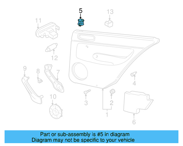 Door Trim Panel Screw N-908-298-03 - View 6
