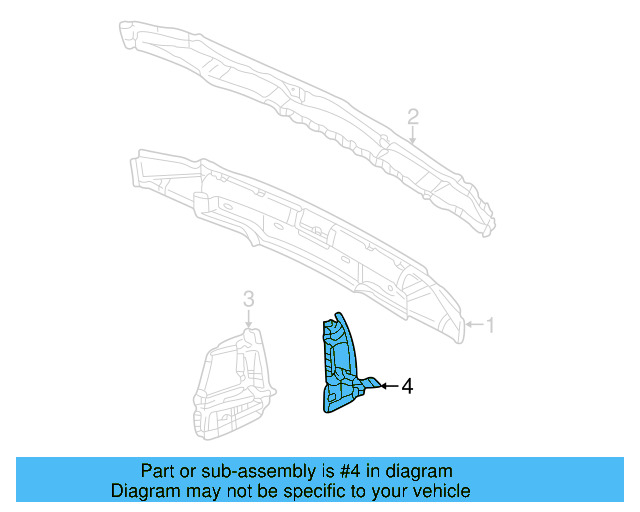 Tail Lamp Pocket Reinforcement 3B5-813-332-B