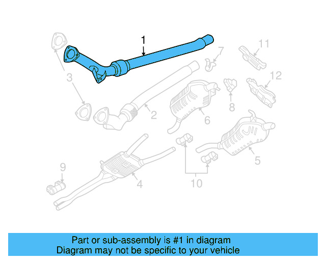 Exhaust Pipe 3B7-253-302-E - View 3