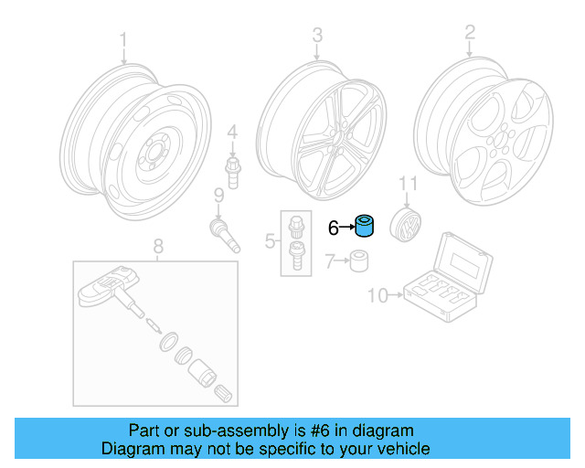 Center Cap 1K0-601-149-E-QZQ - View 33