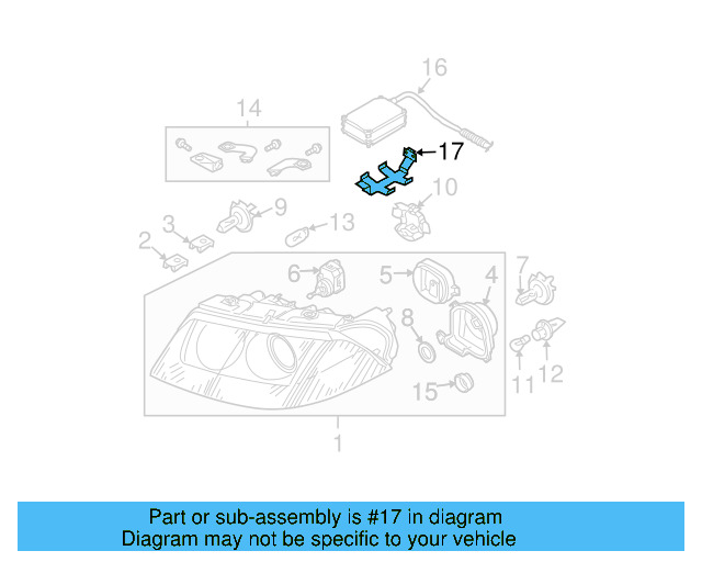 Control Module Bracket 3B7-941-613 - View 2