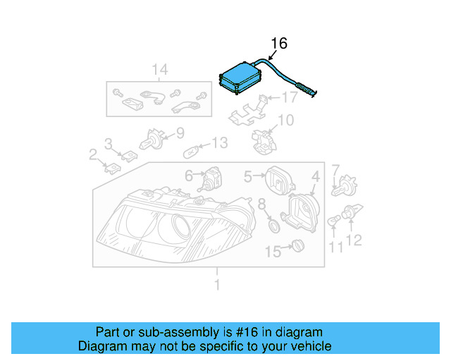 Control Module 3B7-941-641 - View 2