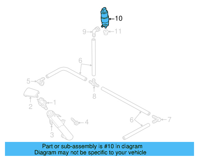 Washer Pump 3B7-955-681 - View 21