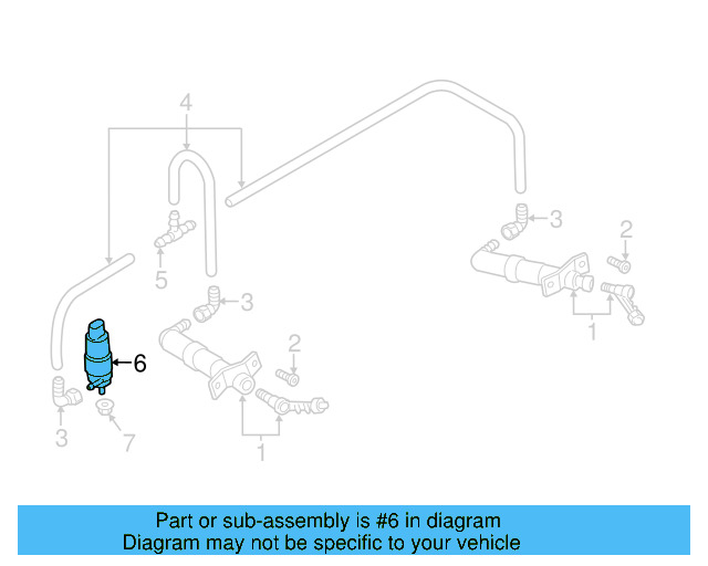 Washer Pump 3B7-955-681 - View 22