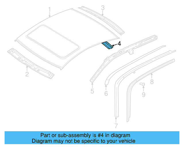 Rear Reinforced 3B9-817-120 - View 2