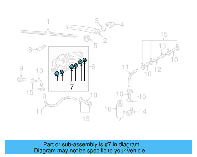 Wiper Motor Bushing Kit 3B9-998-754 - View 19