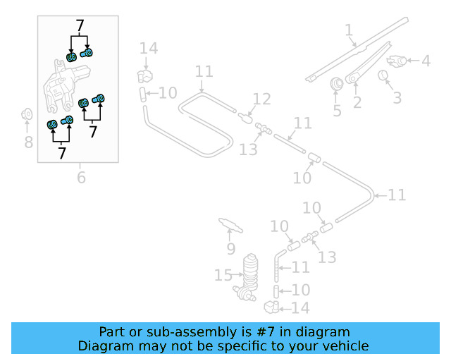 Wiper Motor Bushing Kit 3B9-998-754 - View 25