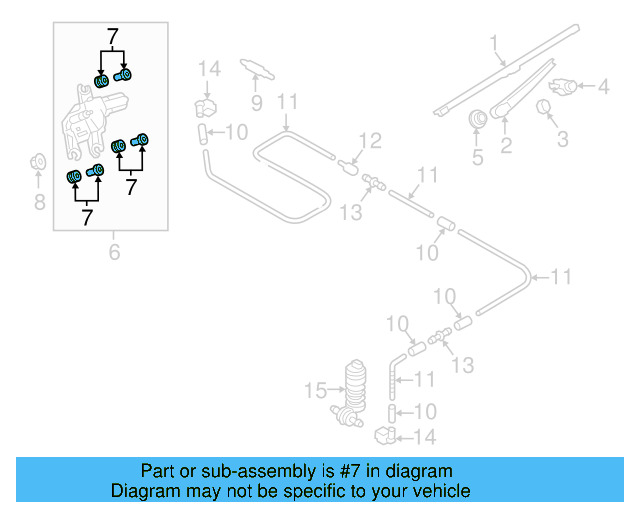 Wiper Motor Bushing Kit 3B9-998-754 - View 26