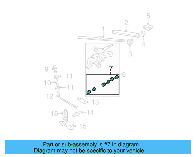 Wiper Motor Bushing Kit 3B9-998-754 - View 28