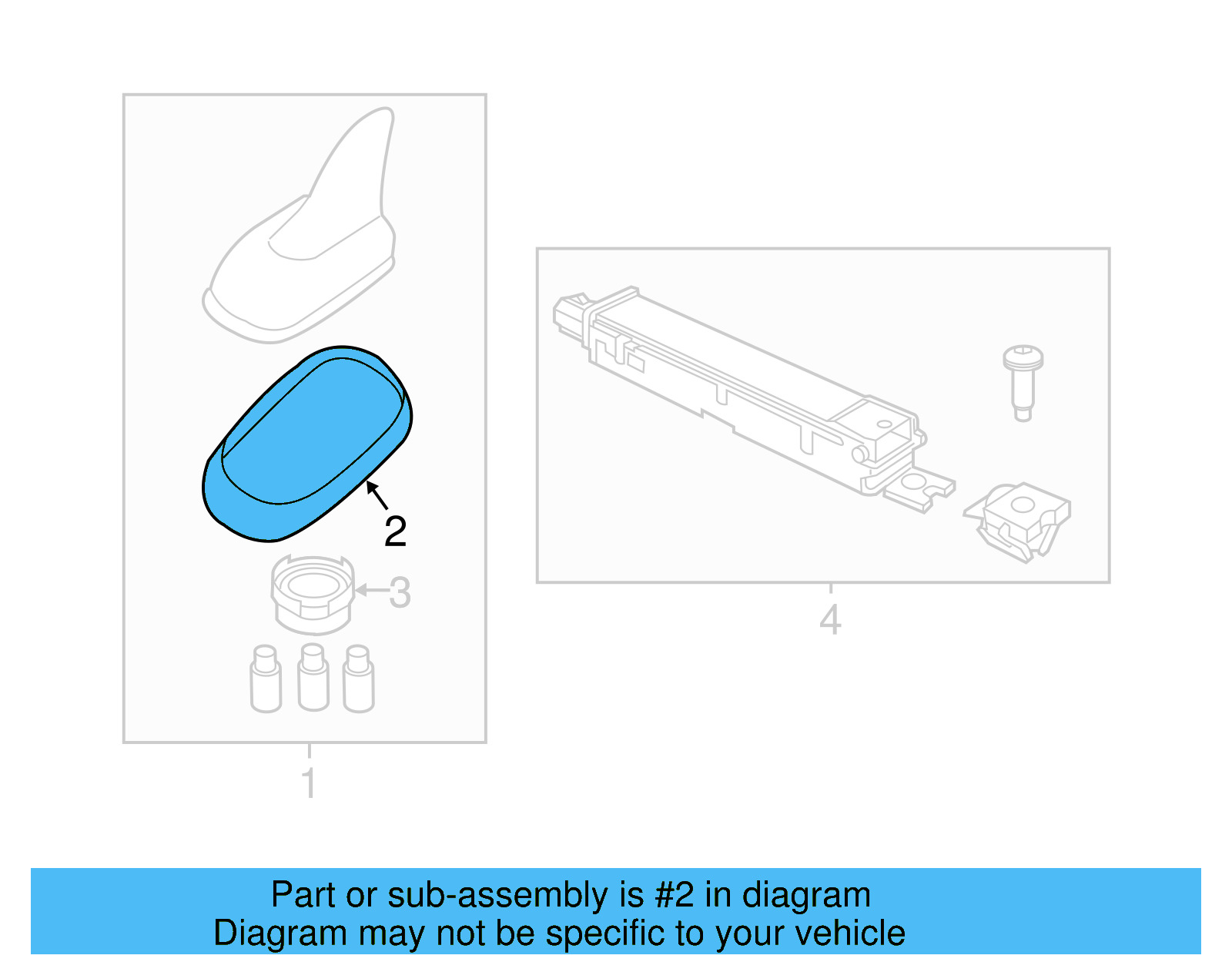 Radio Antenna Mast Gasket 3C0-035-349-A - View 12