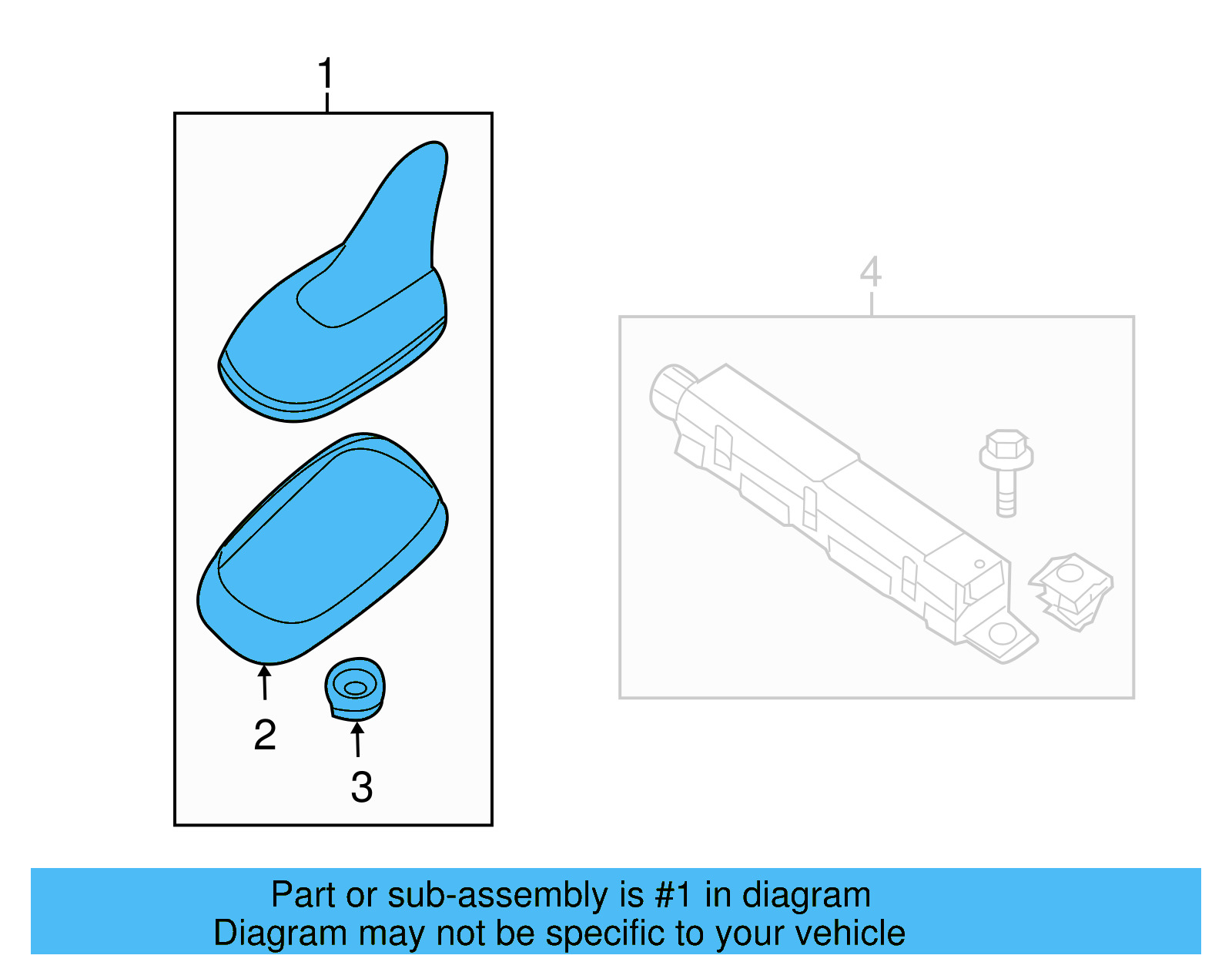 Radio Antenna Assembly 3C0-035-507-S - View 26