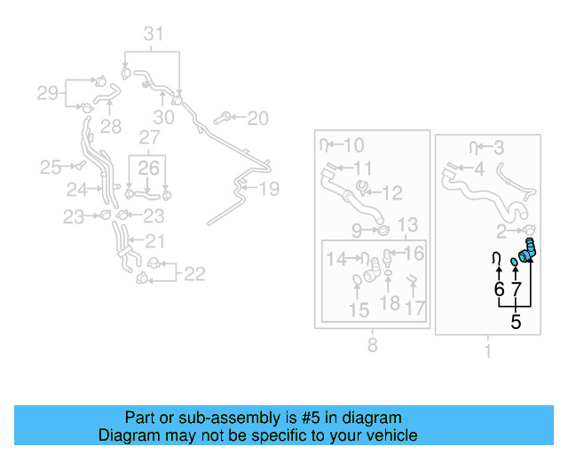Upper Coupling 3C0-122-291 - View 82