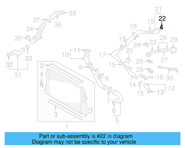 Connector Hose Seal 3C0-145-117-D - View 14
