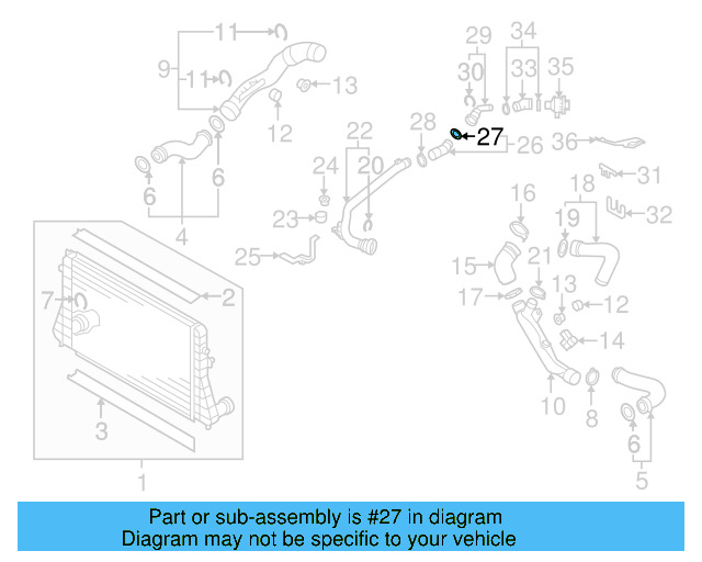 Connector Hose Seal 3C0-145-117-B - View 21