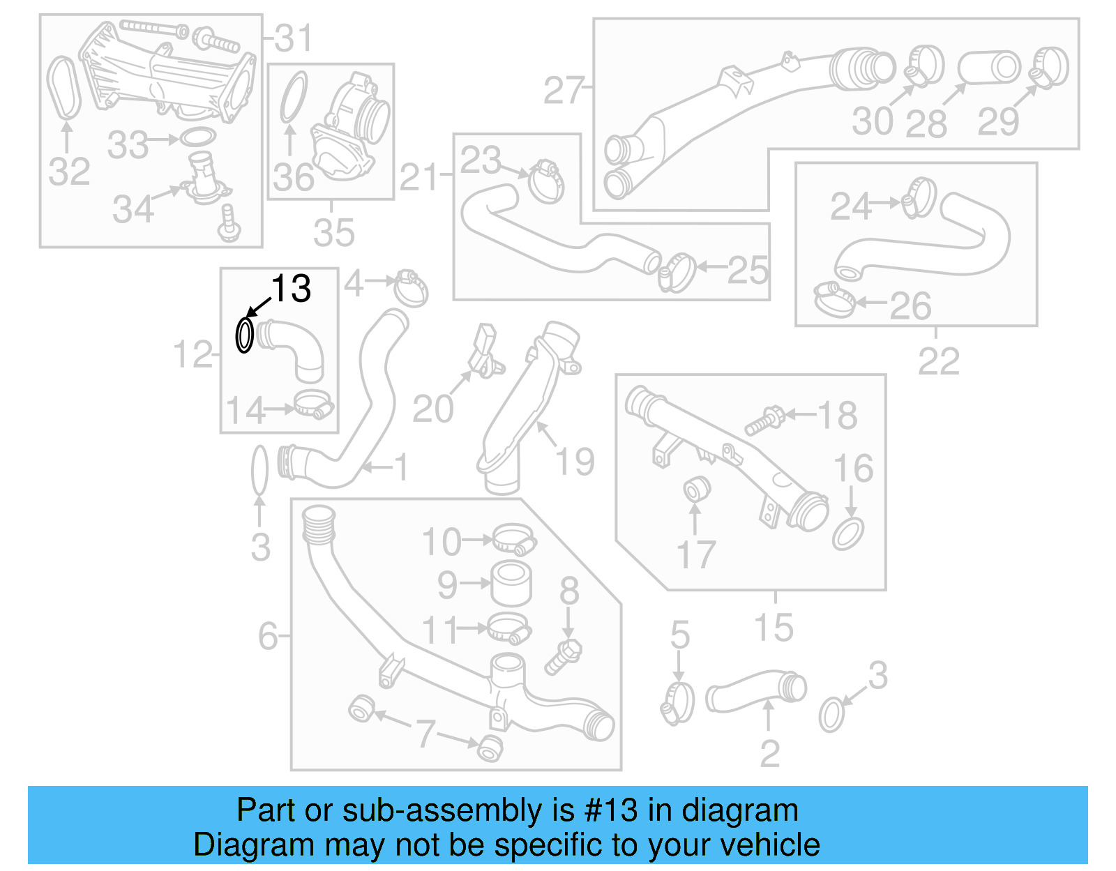 Connector Hose Seal 3C0-145-117-B - View 41