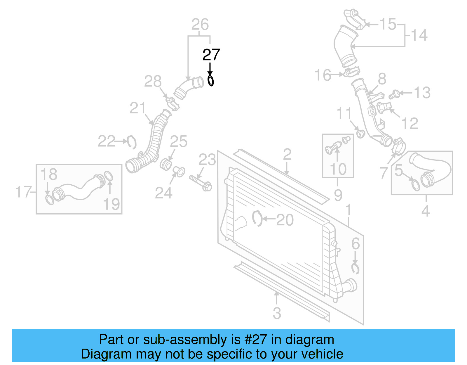 Connector Hose Seal 3C0-145-117-D - View 66