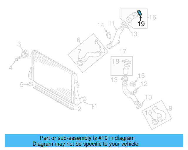 Connector Hose Seal 3C0-145-117-D - View 20