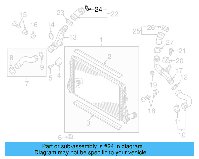 Connector Hose Seal 3C0-145-117-D - View 22