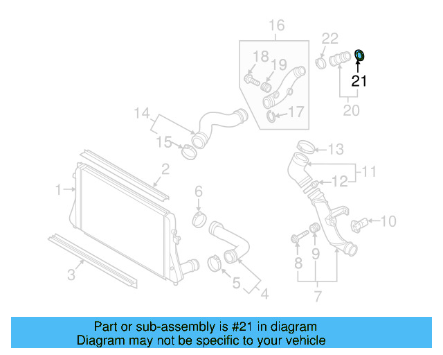 Connector Hose Seal 3C0-145-117-D - View 26