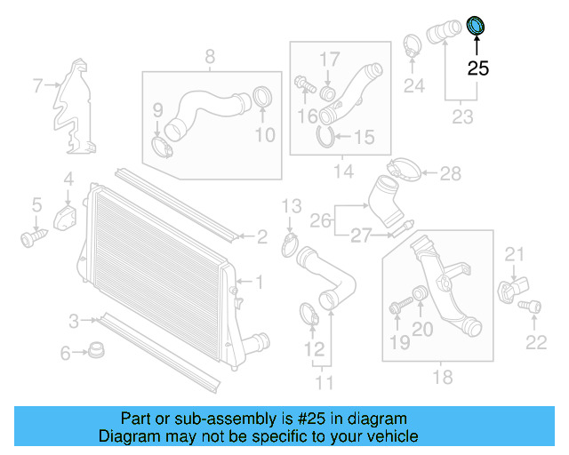 Connector Hose Seal 3C0-145-117-D - View 27